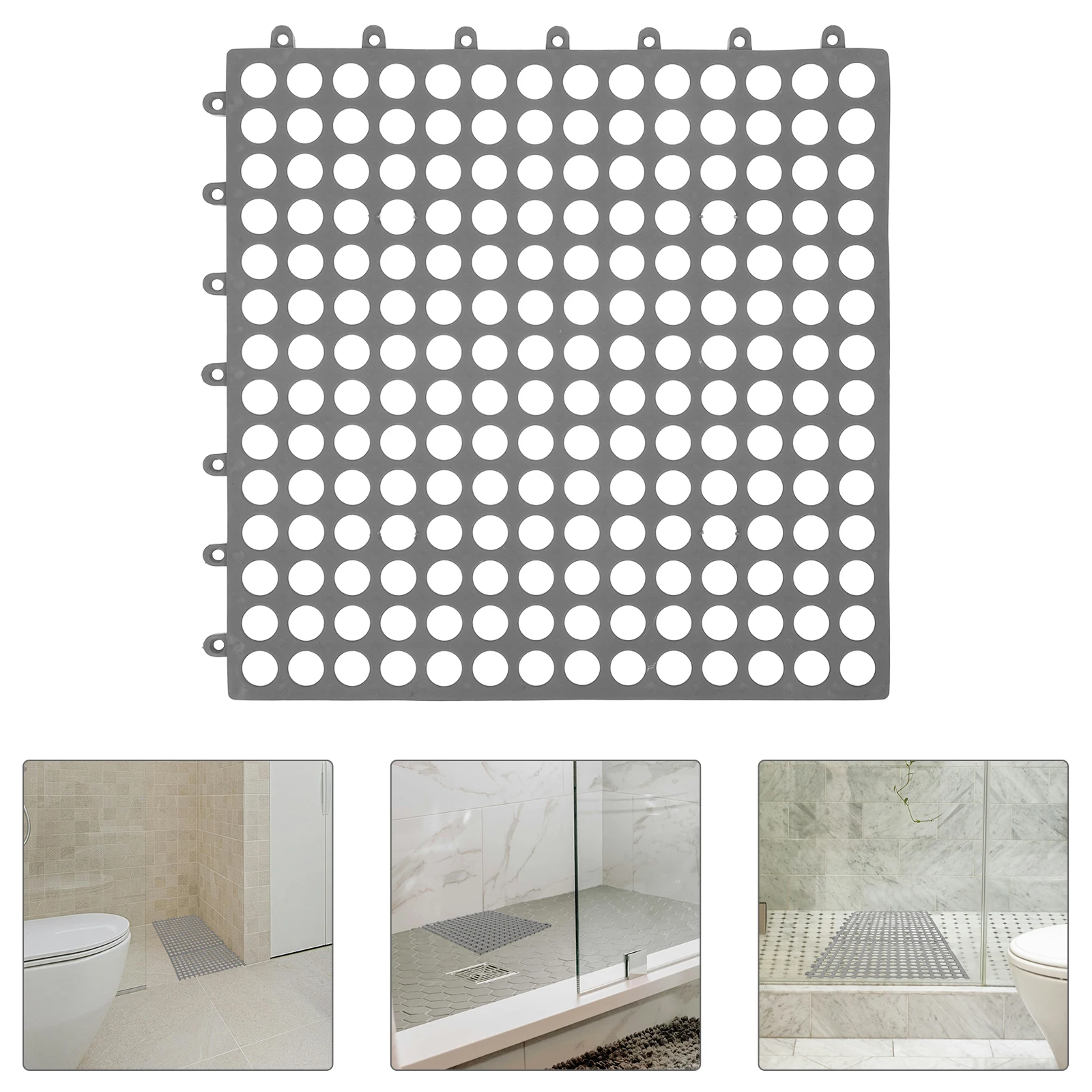 8pcs Interlocking Anti-Slip Floor Tiles Drain Holes Waterproof Bath Kitchen Mats Cuttable Garage Indoor Floor Mat Splicing
8pcs Interlocking Anti-Slip Floor Tiles Drain Holes Waterproof Bath Kitchen Mats Cuttable Garage Indoor Floor Mat Splicing