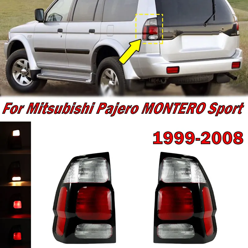 Задний бампер для Mitsubishi Pajero MONTERO Sport 1999-2008, лампа стоп-сигнала, сигнальная лампа, задний фонарь, автомобильный светильник
Задний бампер для Mitsubishi Pajero MONTERO Sport 1999-2008, лампа стоп-сигнала, сигнальная лампа, задний фонарь, автомобильный светильник