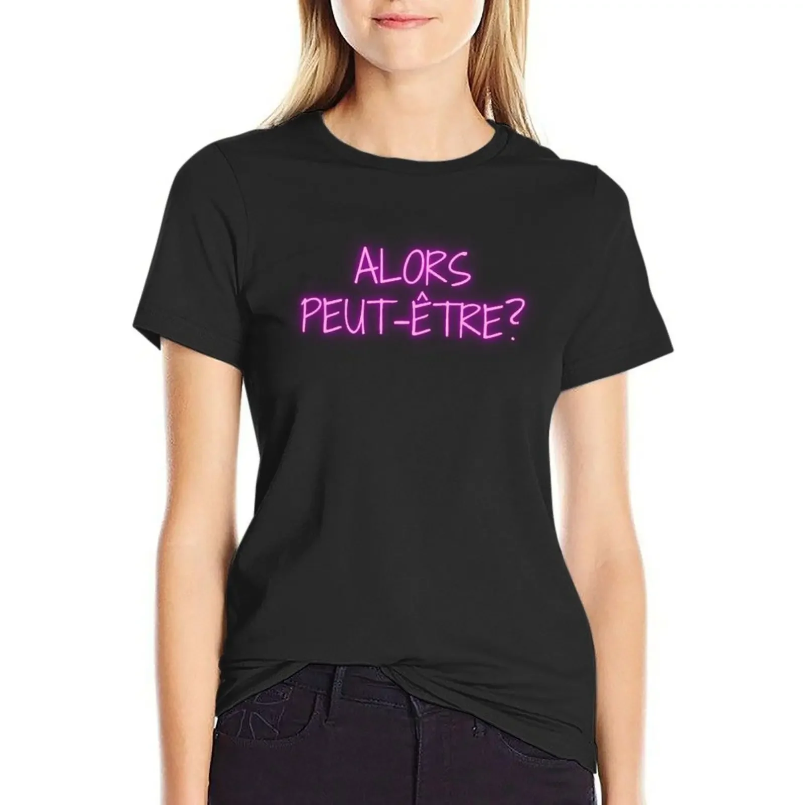 Alors peut-être T-Shirt vintage clothes Short sleeve tee animal print summer tops t shirt Women
Alors peut-être T-Shirt vintage clothes Short sleeve tee animal print summer tops t shirt Women