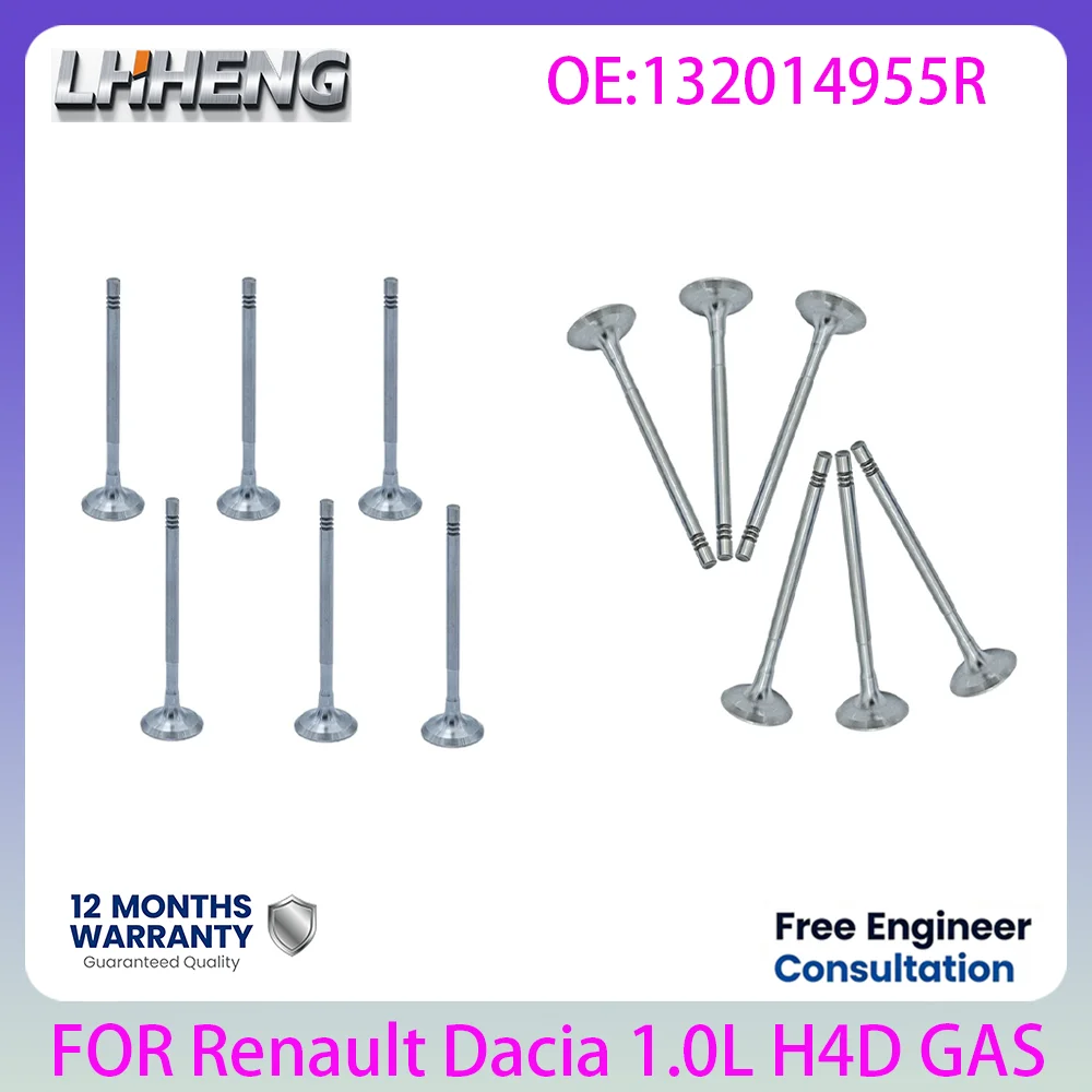 H4D Engine Intake Exhaust Valve For Renault CAPTUR CLIO Dacia DUSTER JOGGER LOGAN 1.0L 1.0 L T 2019-2026 132014955R 132029393R
H4D Engine Intake Exhaust Valve For Renault CAPTUR CLIO Dacia DUSTER JOGGER LOGAN 1.0L 1.0 L T 2019-2026 132014955R 132029393R