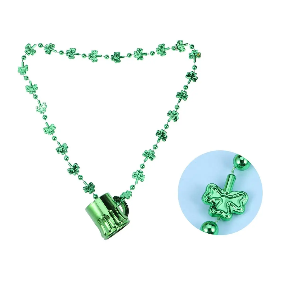 4Pcs Plastic Necklace Durable Saint Patrick Beaded Necklaces Lucky Pendants Fashion Creative Accessories
4Pcs Plastic Necklace Durable Saint Patrick Beaded Necklaces Lucky Pendants Fashion Creative Accessories
