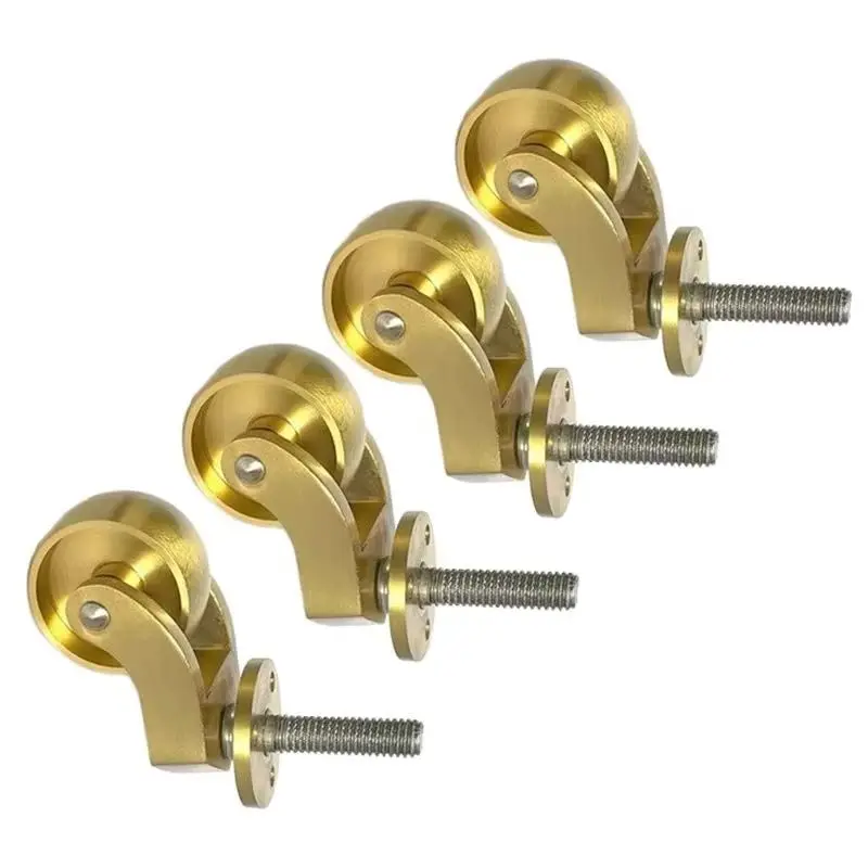 HOT 4PCS European Pure Brass Heavy Furniture Casters Table Chair Sofa Bar Piano Universal Wheels Furniture Feet Rollers Runners
HOT 4PCS European Pure Brass Heavy Furniture Casters Table Chair Sofa Bar Piano Universal Wheels Furniture Feet Rollers Runners