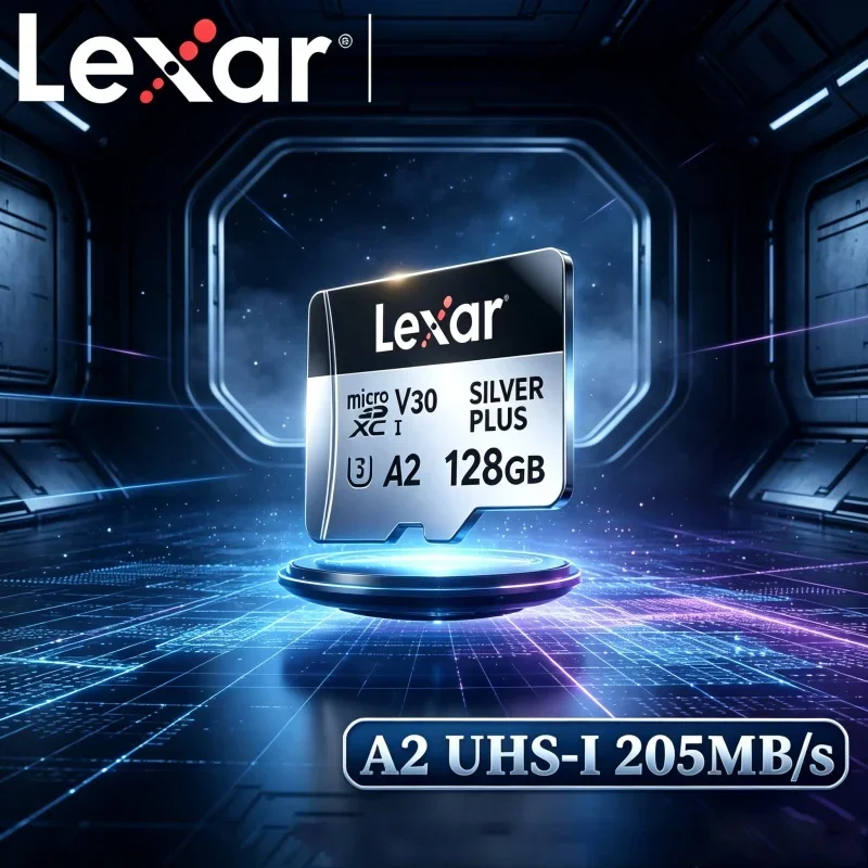 Lexar Professional SILVER PLUS V30 U3 A2 4K microSDXC UHS I Memory Card 64GB 128GB High Speed TF Card for Tablet Drone Camera
Lexar Professional SILVER PLUS V30 U3 A2 4K microSDXC UHS I Memory Card 64GB 128GB High Speed TF Card for Tablet Drone Camera