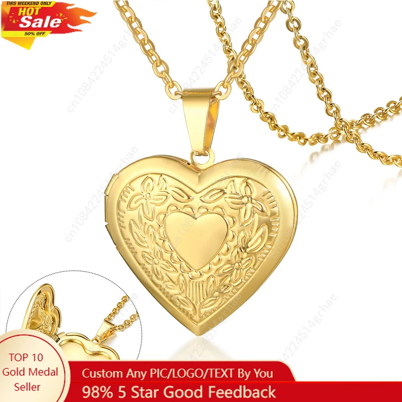 Модное ожерелье-медальон в форме сердца из нержавеющей стали для женщин и девочек, можно открыть, надежный кулон, с семейным ювелирным воротником BFF
Модное ожерелье-медальон в форме сердца из нержавеющей стали для женщин и девочек, можно открыть, надежный кулон, с семейным ювелирным воротником BFF