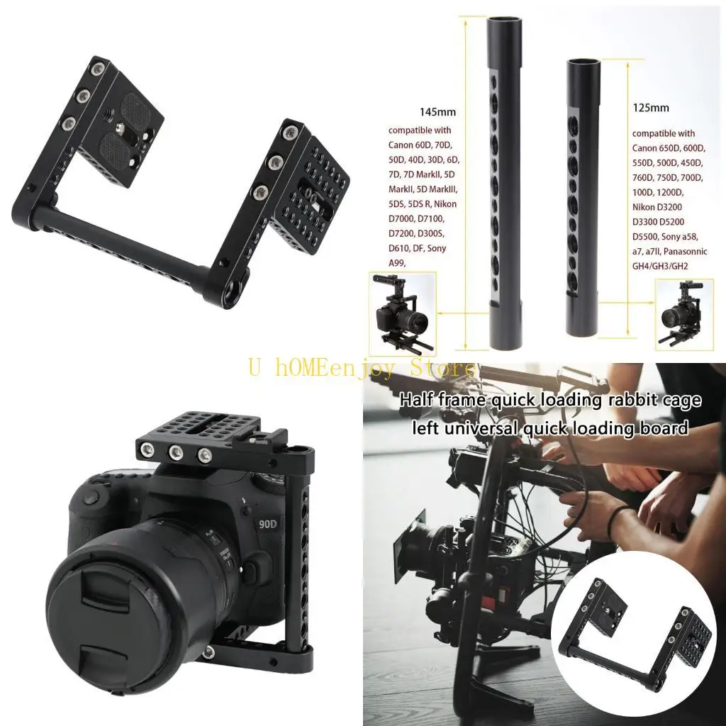 B0KF Cheese Plate Camera Base Plate Adapter For DSLR Camera Cage Accessories
B0KF Cheese Plate Camera Base Plate Adapter For DSLR Camera Cage Accessories