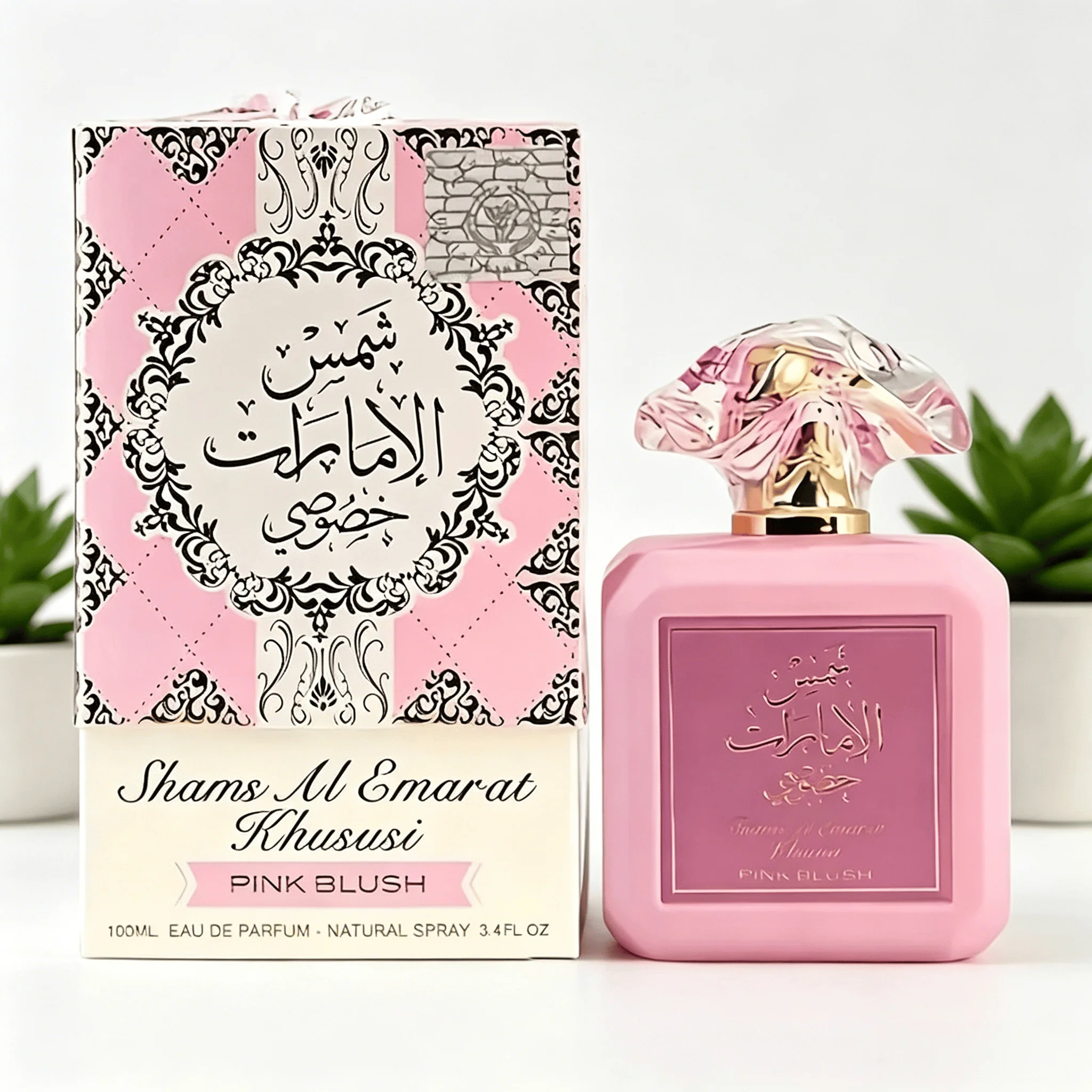 ARD AL ZAAFARAN Pink Blush Eau de Parfum 100ML With Original Gift Box Long Lasting Soft Sweet Floral Vanilla Musk Fragrance Women Perfume Matte Pink Square Bottle Crystal Petal Cap Romantic Scent Wedding Anniversary Gift for Ladies
ARD AL ZAAFARAN Pink Blush Eau de Parfum 100ML With Original Gift Box Long Lasting Soft Sweet Floral Vanilla Musk Fragrance Women Perfume Matte Pink Square Bottle Crystal Petal Cap Romantic Scent Wedding Anniversary Gift for Ladies
