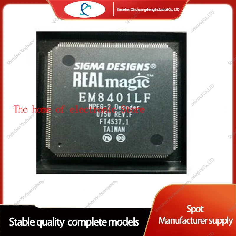 5PCS EM8401LF MPEG-2 Decoder for Set-top, DVD and Streaming Applications
5PCS EM8401LF MPEG-2 Decoder for Set-top, DVD and Streaming Applications