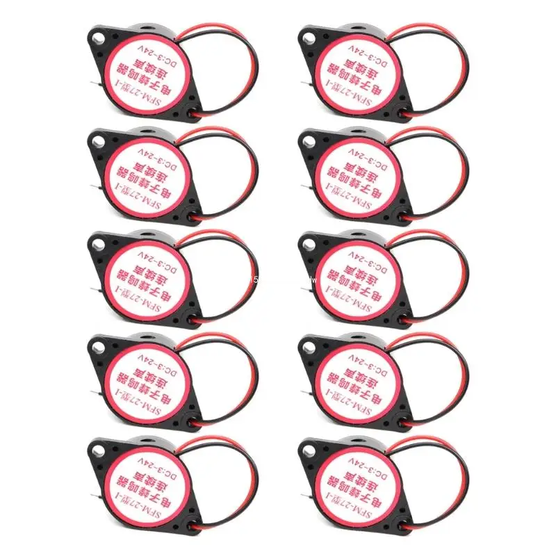 10Pcs High Decibel Piezo Buzzers for Educational Circuit 100dB SFM-27 3015 Type Dropship
10Pcs High Decibel Piezo Buzzers for Educational Circuit 100dB SFM-27 3015 Type Dropship