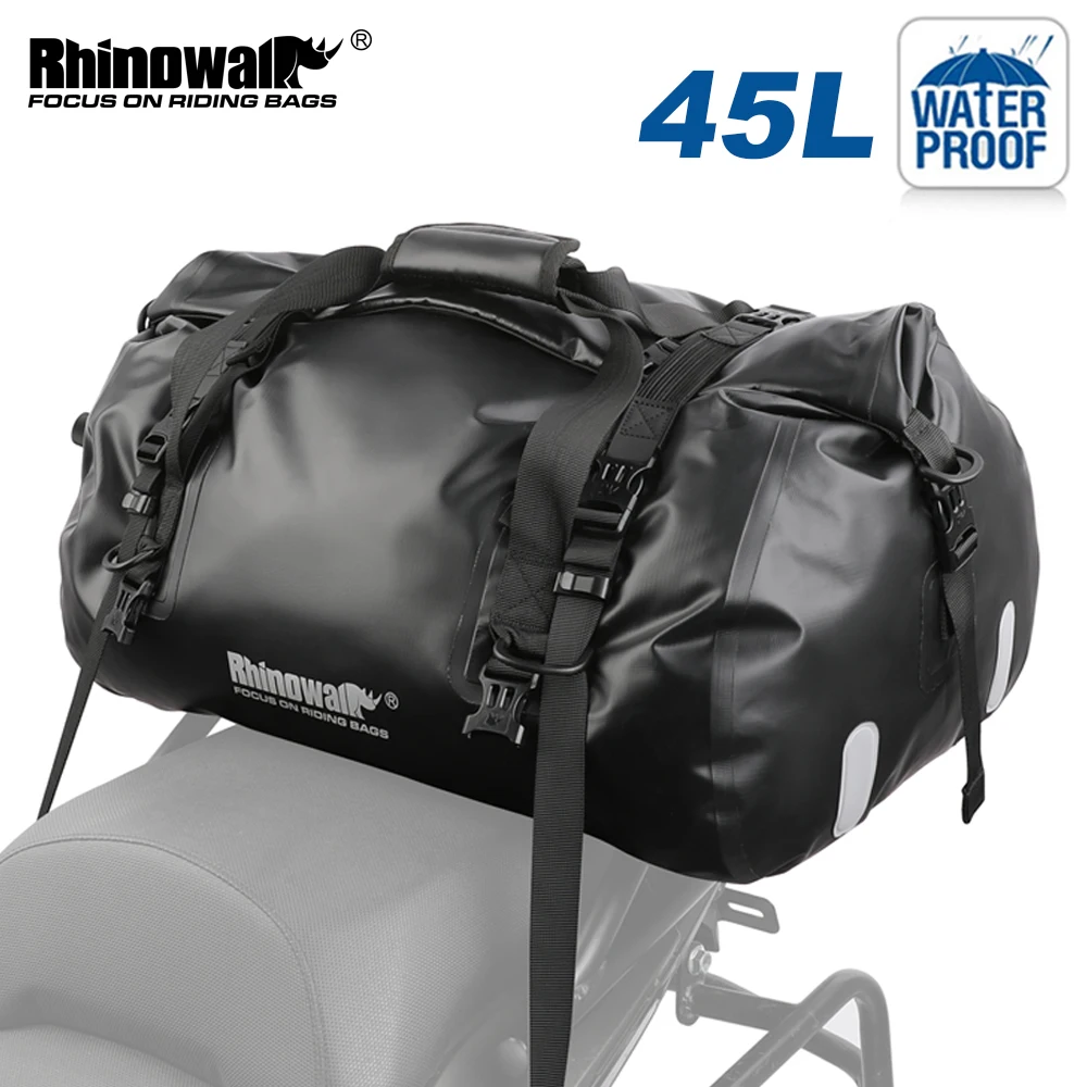 Rhinowalk Motorcycle Rear Seat Bag 45L Large Capacity Waterproof Saddle Shoulder Bag Motor Luggage Bag For ADV Motor Accessories
Rhinowalk Motorcycle Rear Seat Bag 45L Large Capacity Waterproof Saddle Shoulder Bag Motor Luggage Bag For ADV Motor Accessories