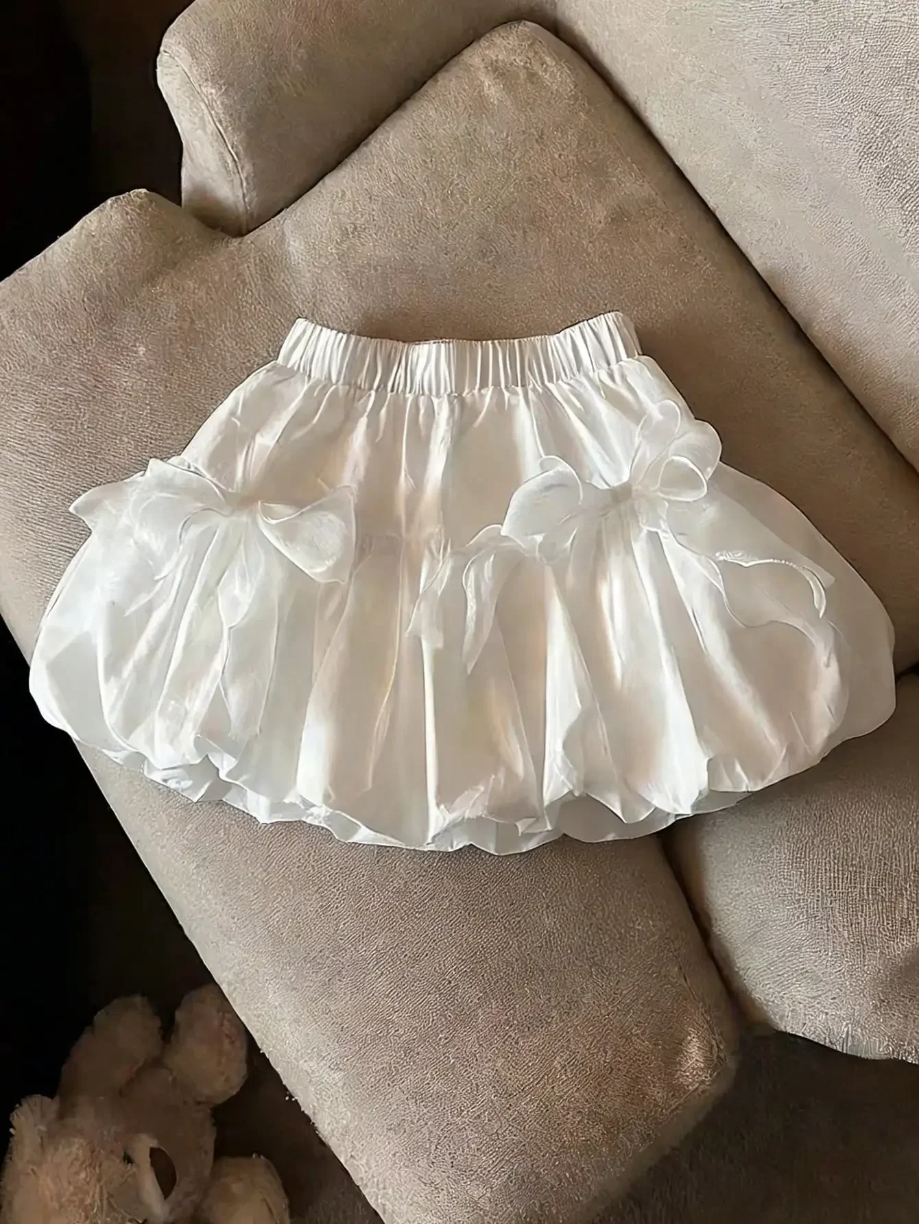 Franclia New Summer Design, Unique Style, White Low-Waisted, Girly Tulip Skirt With Bow Ribbon Decoration, Women's Midi Skirt,
Franclia New Summer Design, Unique Style, White Low-Waisted, Girly Tulip Skirt With Bow Ribbon Decoration, Women's Midi Skirt,