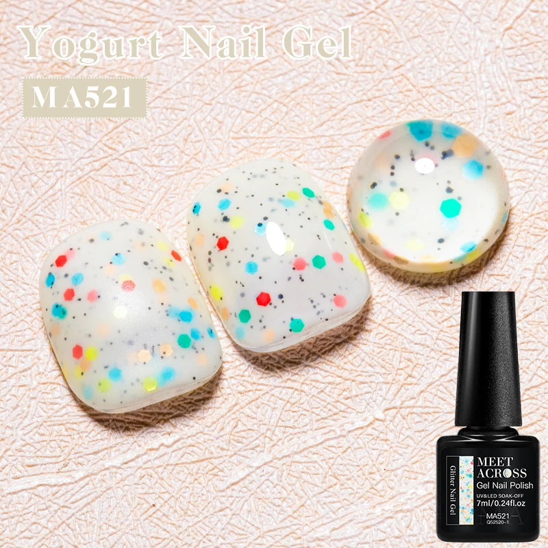 MEET ACROSS 7ml Macaron Cream Gel Nail Polish Glitter Sequins Nail Art Hybrid Varnish Long Lasting Soak Off UV Gel Nail Supplies
MEET ACROSS 7ml Macaron Cream Gel Nail Polish Glitter Sequins Nail Art Hybrid Varnish Long Lasting Soak Off UV Gel Nail Supplies