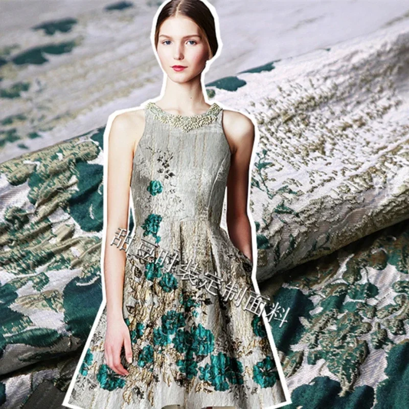 Золотая линия парча жаккардовая ткань платье пальто модный европейский брендовый дизайн для шитья оптовая продажа материал ткань на метр
Золотая линия парча жаккардовая ткань платье пальто модный европейский брендовый дизайн для шитья оптовая продажа материал ткань на метр