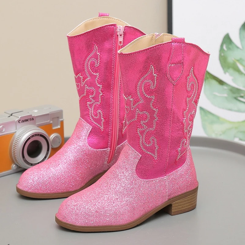 Hot Sale Chinese Style Girl Boot2025Winter New Fashion Glitter Princess Boot Retro China Brand Girl Snow Boots Girls Dance Shoes
Hot Sale Chinese Style Girl Boot2025Winter New Fashion Glitter Princess Boot Retro China Brand Girl Snow Boots Girls Dance Shoes
