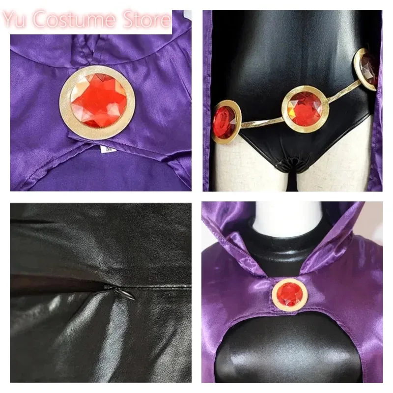 Костюм для косплея CyTeen Titans Raven, роскошный комбинезон, плащ с поясом, костюм на Хэллоуин для женщин, костюм 2025 Yu
Костюм для косплея CyTeen Titans Raven, роскошный комбинезон, плащ с поясом, костюм на Хэллоуин для женщин, костюм 2025 Yu