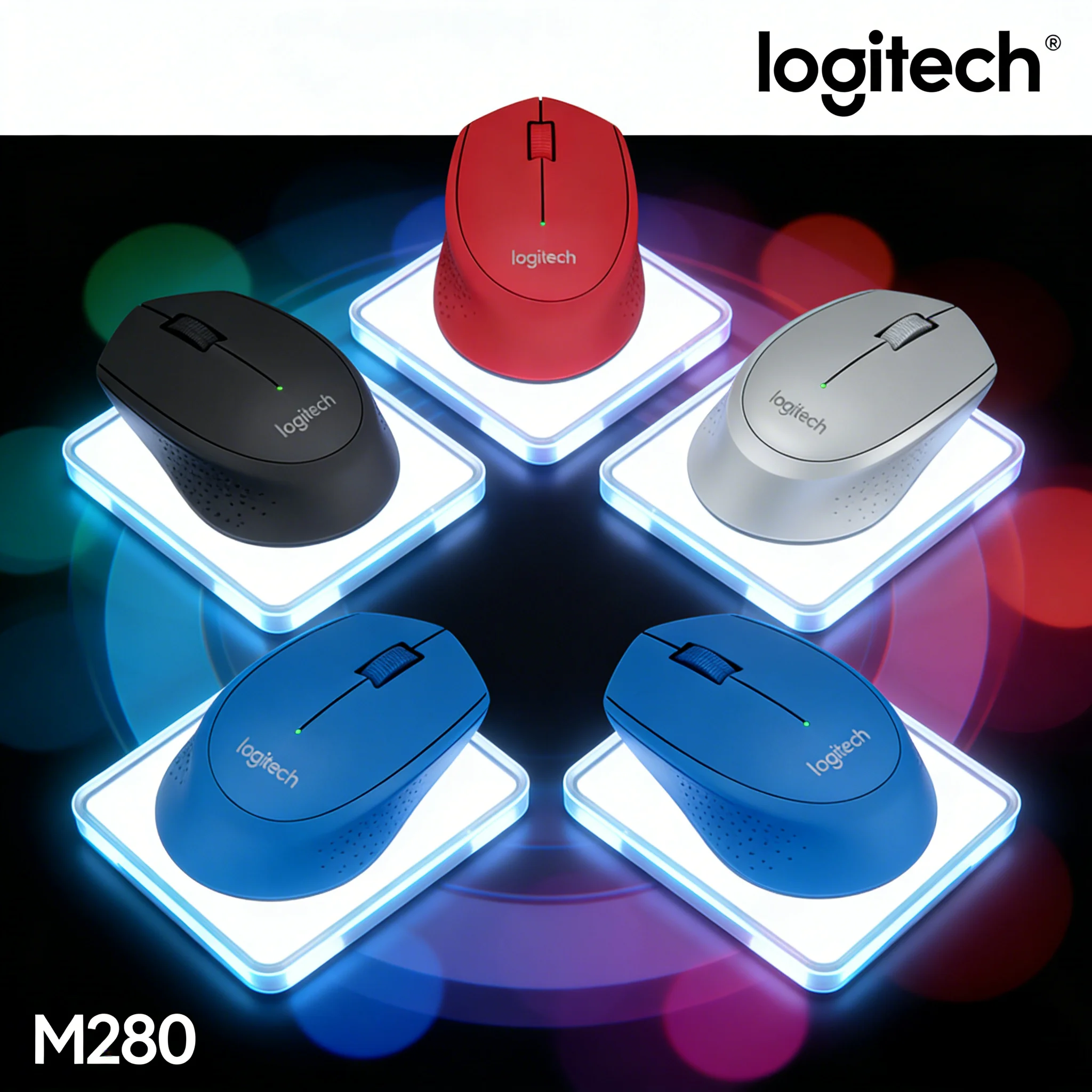 M280 2.4G Wireless Mouse USB Receiver Optical Tracking Budget Pick