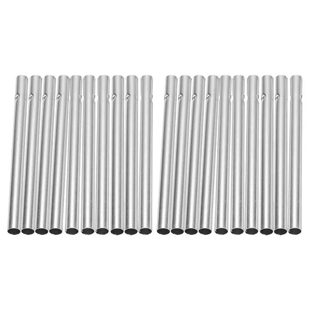 50Pcs Aluminum Wind Chime Tubes Strong Lightweight Wind Chime DIY Kit for Memorial Garden Cafe Restaurant Entrance Decoration
50Pcs Aluminum Wind Chime Tubes Strong Lightweight Wind Chime DIY Kit for Memorial Garden Cafe Restaurant Entrance Decoration