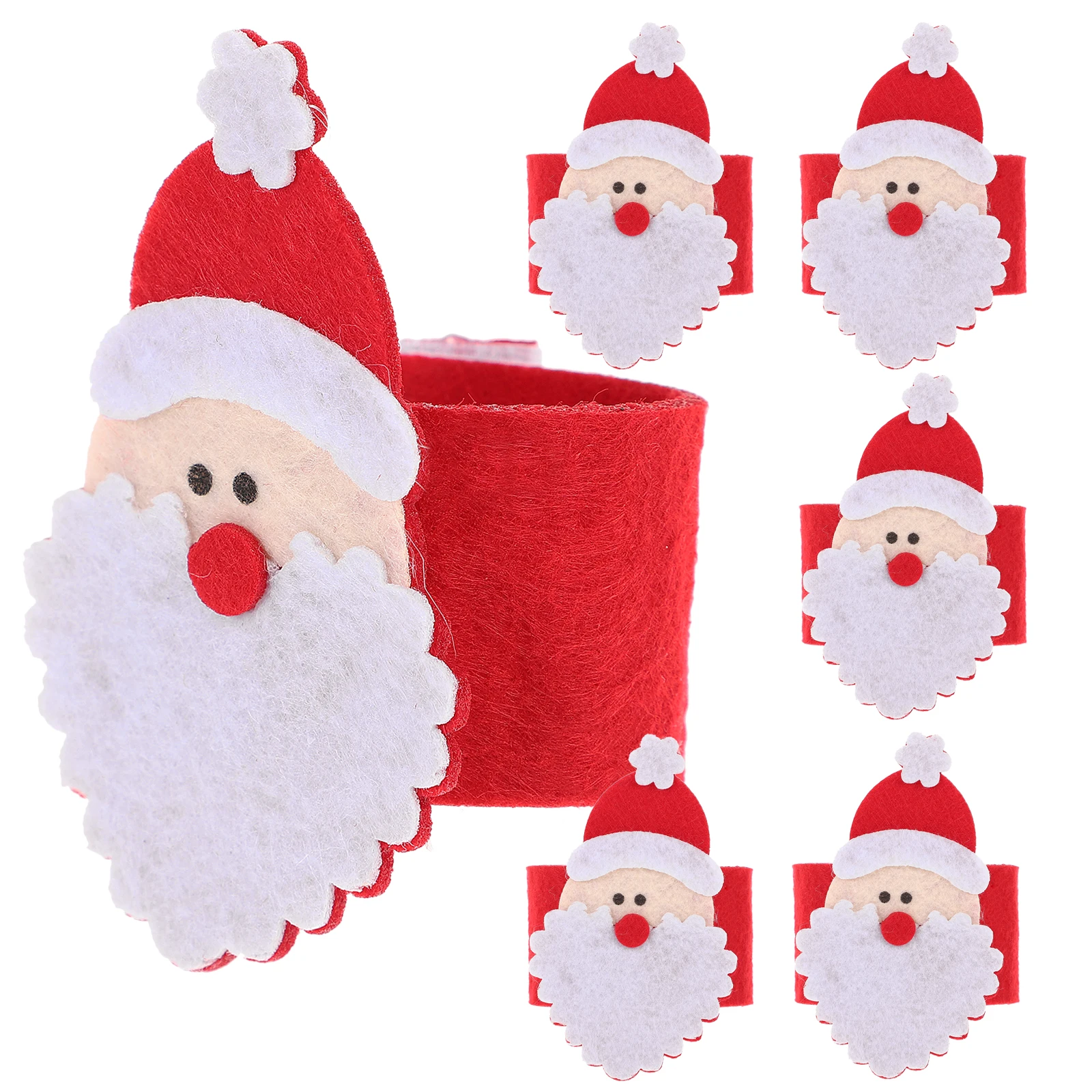 6 Pcs Napkin Set Ring Christmas Decorations Rings Party Decorative Buckle Holder for Table Mother Dinner 
6 Pcs Napkin Set Ring Christmas Decorations Rings Party Decorative Buckle Holder for Table Mother Dinner