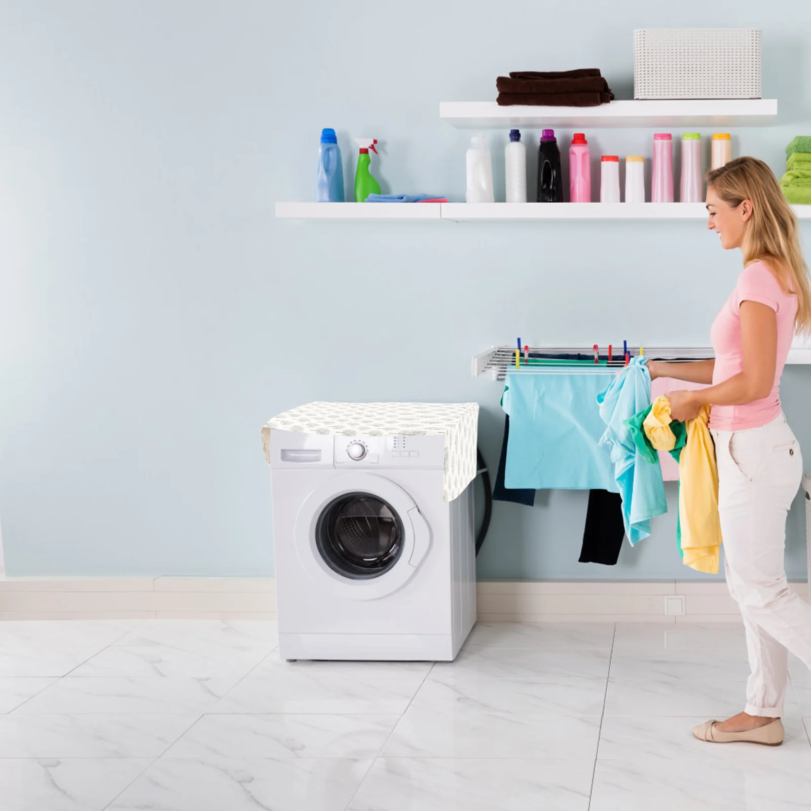 Dust for Refrigerator Washer Microwave Cotton Linen Fridge Cover Protective Appliance Cover with Pockets Home Use
Dust for Refrigerator Washer Microwave Cotton Linen Fridge Cover Protective Appliance Cover with Pockets Home Use