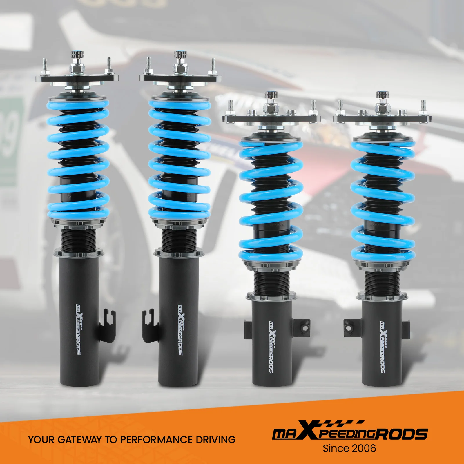 MaXpeedingrods 24 Way Suspension Adjustable Coilovers For Subaru WRX GC8 1993-01
MaXpeedingrods 24 Way Suspension Adjustable Coilovers For Subaru WRX GC8 1993-01