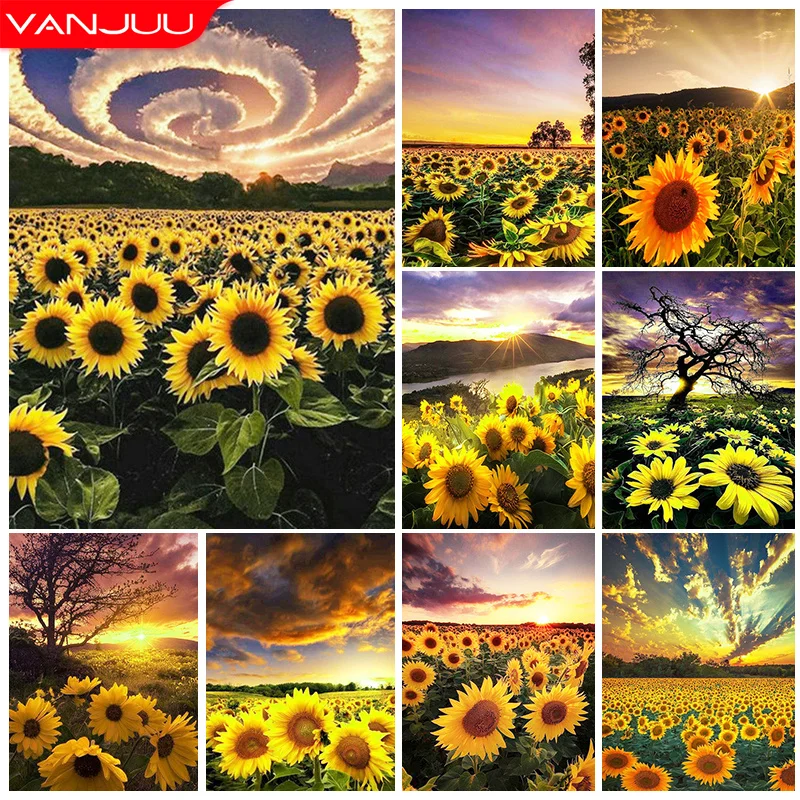 Sunflower Diamond Painting Sea of Flowers Full Drill Diamond Embroidery Mosaic Rhinestone Pictures Cross Stitch Kit Home Decor
Sunflower Diamond Painting Sea of Flowers Full Drill Diamond Embroidery Mosaic Rhinestone Pictures Cross Stitch Kit Home Decor
