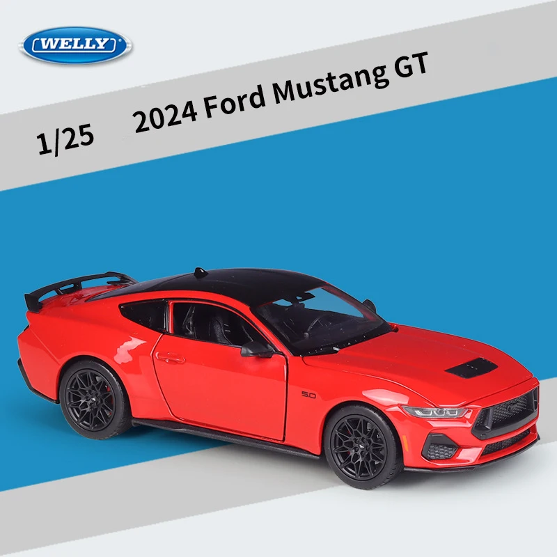 WELLY 1:24 Ford Mustang GT 2024 Alloy Car Diecasts & Toy Vehicles Car Model Miniature Scale Model Car Toys For Children
WELLY 1:24 Ford Mustang GT 2024 Alloy Car Diecasts & Toy Vehicles Car Model Miniature Scale Model Car Toys For Children