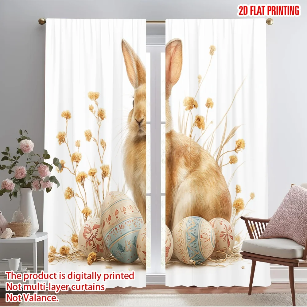 2pcs 2D flat printing Curtains Easter Whiskers Fabric Without Electricity Seasonal Party & Holiday Decor for Holiday Decor
2pcs 2D flat printing Curtains Easter Whiskers Fabric Without Electricity Seasonal Party & Holiday Decor for Holiday Decor