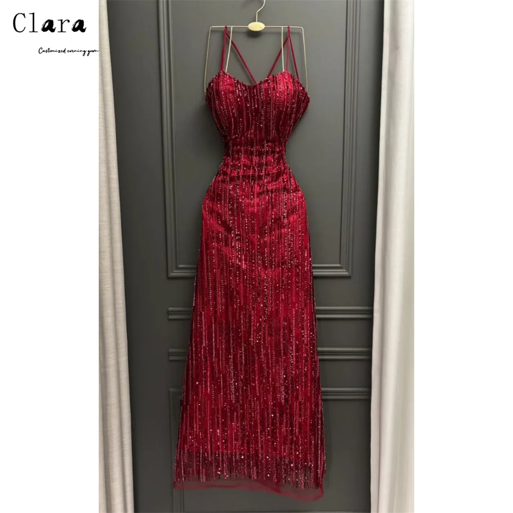 Clara Custom Red Fishtail Spaghetti Straps Sweetheart Luxurious Evening Dresses Luxury 2026 Elegant Night Dresses Dress Party
Clara Custom Red Fishtail Spaghetti Straps Sweetheart Luxurious Evening Dresses Luxury 2026 Elegant Night Dresses Dress Party