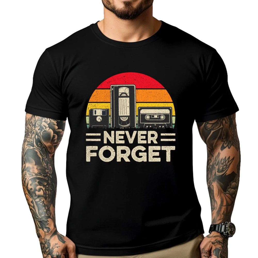 Never Forget Floppy Disk Tape Cassette Fashion T Shirt Men Christmas Shirt Luxury Cotton Comfort Designer Clothes
Never Forget Floppy Disk Tape Cassette Fashion T Shirt Men Christmas Shirt Luxury Cotton Comfort Designer Clothes