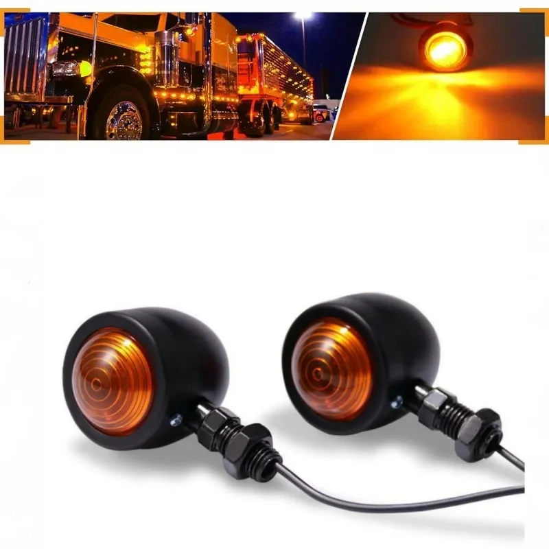 Small 12V Black Bullet Style Indicator Set Custom Motorcycle Cafe Racer Enhanced Safety & Visibility Easy Install For Vehicles
Small 12V Black Bullet Style Indicator Set Custom Motorcycle Cafe Racer Enhanced Safety & Visibility Easy Install For Vehicles