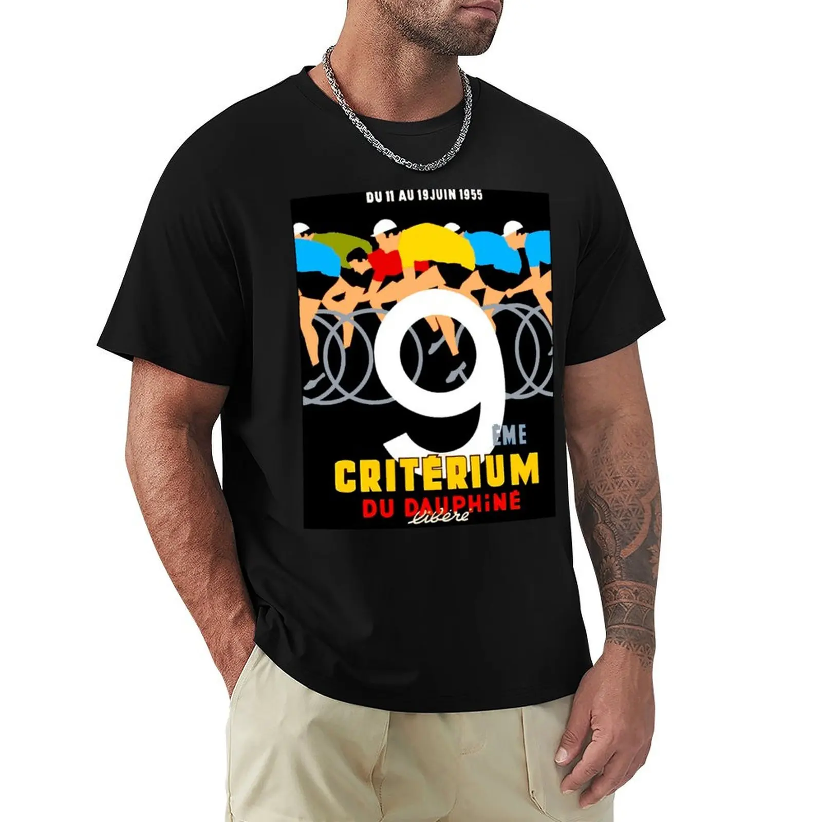BICYCLE RACING CRITERIUM; Vintage Advertising Print T-Shirt Urban Casual Loose Fit Tee
BICYCLE RACING CRITERIUM; Vintage Advertising Print T-Shirt Urban Casual Loose Fit Tee