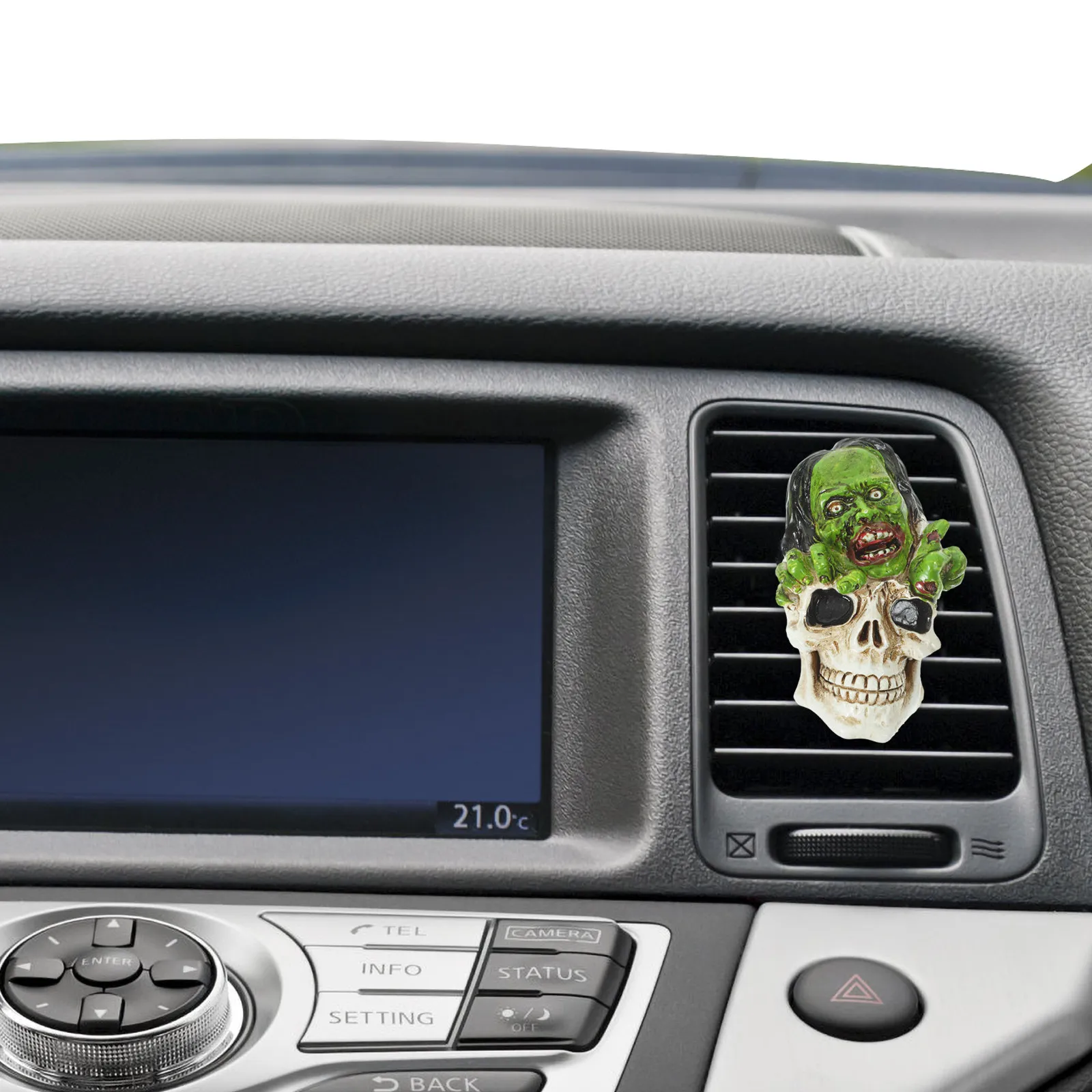2Pcs Car Aroma Diffuser Skull Ornament Exquisite Workmanship Plastic Resin Material Valentine Christmas Gift Idea
2Pcs Car Aroma Diffuser Skull Ornament Exquisite Workmanship Plastic Resin Material Valentine Christmas Gift Idea
