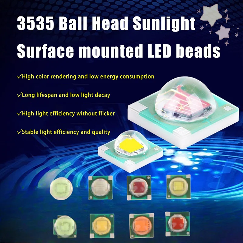 5/10PCS PCB Light Emitting Diode Lamp For DIY Bulb Light Bead SMD LED 3535 Chips 1-3W 3V Beads Light White Warm Mount
5/10PCS PCB Light Emitting Diode Lamp For DIY Bulb Light Bead SMD LED 3535 Chips 1-3W 3V Beads Light White Warm Mount