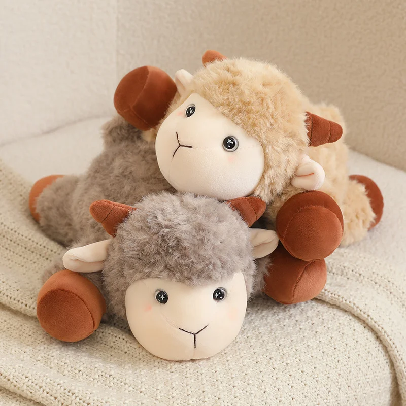 Cute Lying Brown Sheep Plush Toy Soft Fluffy Lamb Stuffed Curly Wool Sheep Doll Home Throw Pillow Decor Gift Animal
Cute Lying Brown Sheep Plush Toy Soft Fluffy Lamb Stuffed Curly Wool Sheep Doll Home Throw Pillow Decor Gift Animal