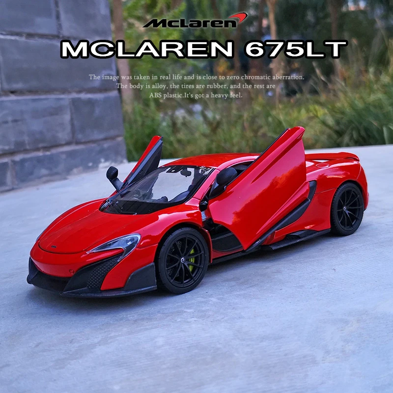 WELLY 1:24 McLaren 675LT Alloy Sports Car Model Diecast Metal Racing Super Car Vehicle Model Simulation Collection Kids Toy Gift
WELLY 1:24 McLaren 675LT Alloy Sports Car Model Diecast Metal Racing Super Car Vehicle Model Simulation Collection Kids Toy Gift