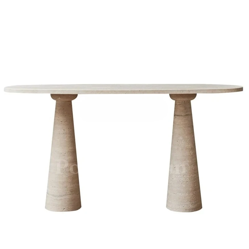 Скандинавский натуральный травертиновый входной столик, дизайнерский светлый роскошный высокий смысл, устенный входной столик
Скандинавский натуральный травертиновый входной столик, дизайнерский светлый роскошный высокий смысл, устенный входной столик