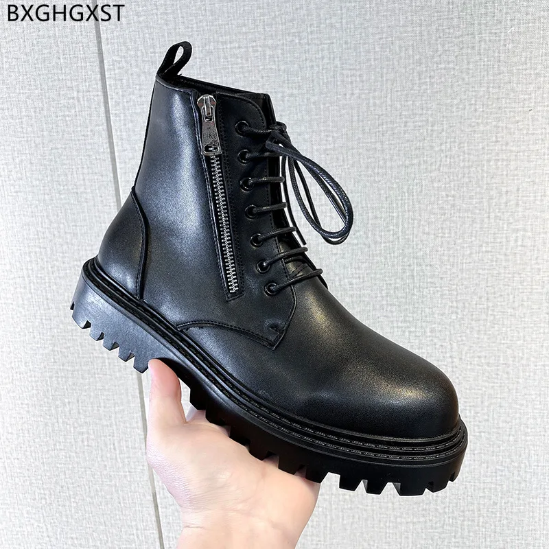 Winter Boots Man Platform Shoes Men Black Boots for Men Male Leather Casual Shoes Man Ankle Boots for Men 2023 Stivali Chaussure
Winter Boots Man Platform Shoes Men Black Boots for Men Male Leather Casual Shoes Man Ankle Boots for Men 2023 Stivali Chaussure