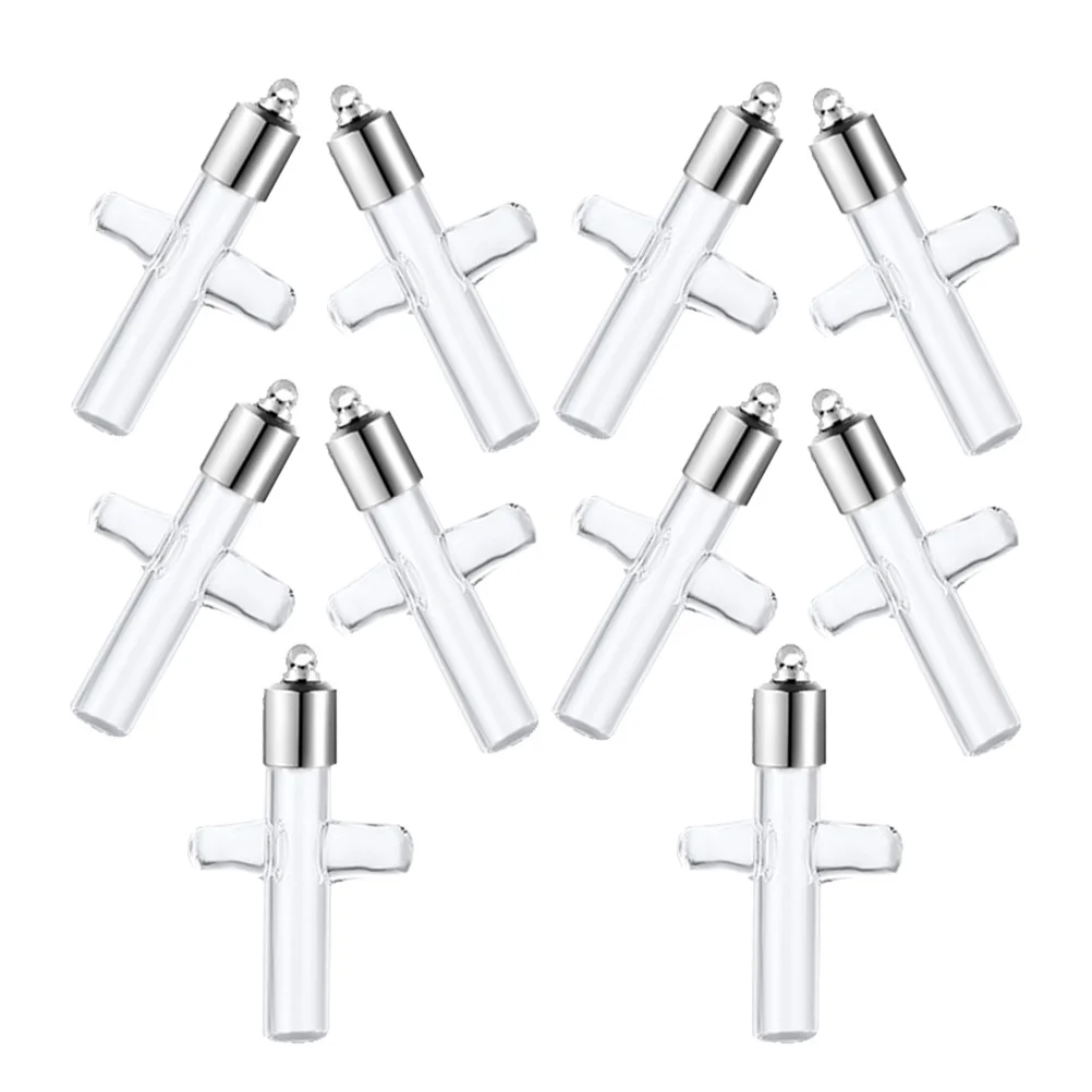 1Set Mini Wish Bottles Glass Vial Cross Shape Decorative Hanging Pendant for Romantic Gifts Sand Storage Lasting Memories Tiny
1Set Mini Wish Bottles Glass Vial Cross Shape Decorative Hanging Pendant for Romantic Gifts Sand Storage Lasting Memories Tiny