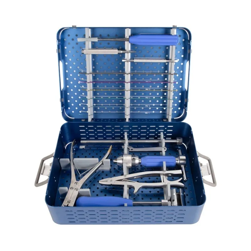 Veterinary Orthopedic Bone Trauma Implant Elastic Nail Instruments Kit
Veterinary Orthopedic Bone Trauma Implant Elastic Nail Instruments Kit