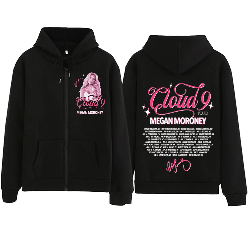 Megan Moroney Cloud 9 Tour 2026, толстовка на молнии для мужчин и женщин, пуловер в стиле Харадзюку, топы, уличная толстовка с длинными рукавами
Megan Moroney Cloud 9 Tour 2026, толстовка на молнии для мужчин и женщин, пуловер в стиле Харадзюку, топы, уличная толстовка с длинными рукавами