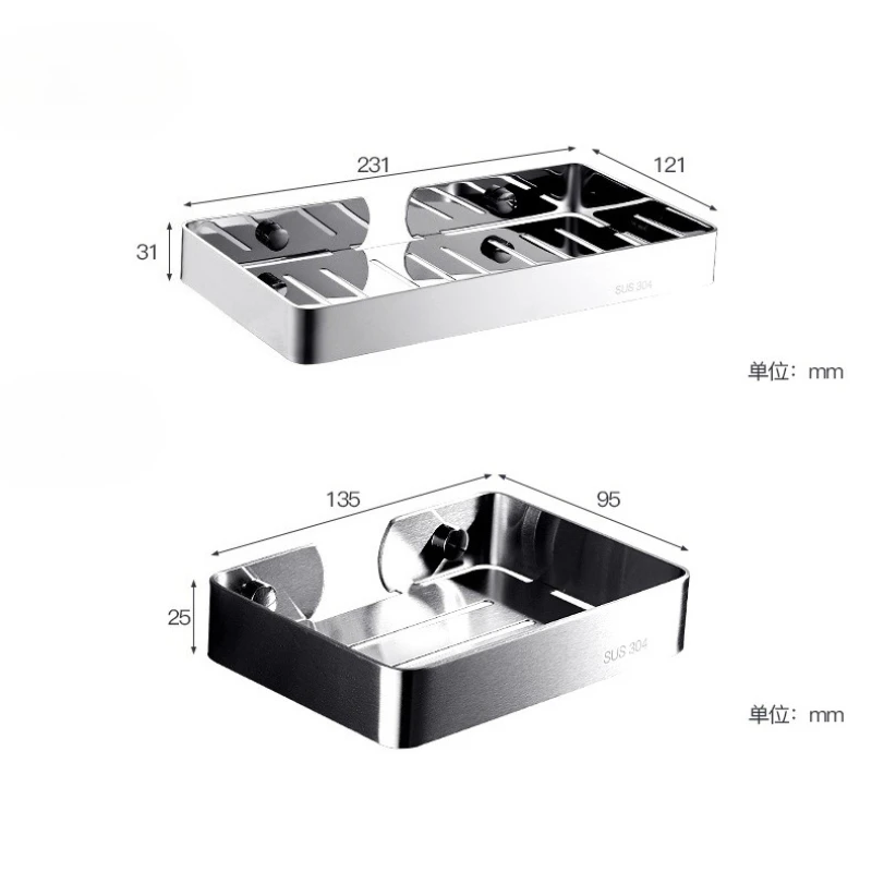 Hand basin, soap box, bathroom soap dish, non perforated SUS304 stainless steel storage rack
Hand basin, soap box, bathroom soap dish, non perforated SUS304 stainless steel storage rack
