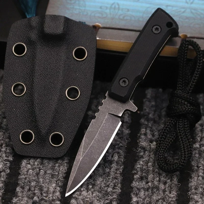 Outdoor Mini Straight Knife + K-type Sheath, Outdoor Hiking Camping Travel Tool, Pocket Straight Knife, Holiday Gift
Outdoor Mini Straight Knife + K-type Sheath, Outdoor Hiking Camping Travel Tool, Pocket Straight Knife, Holiday Gift