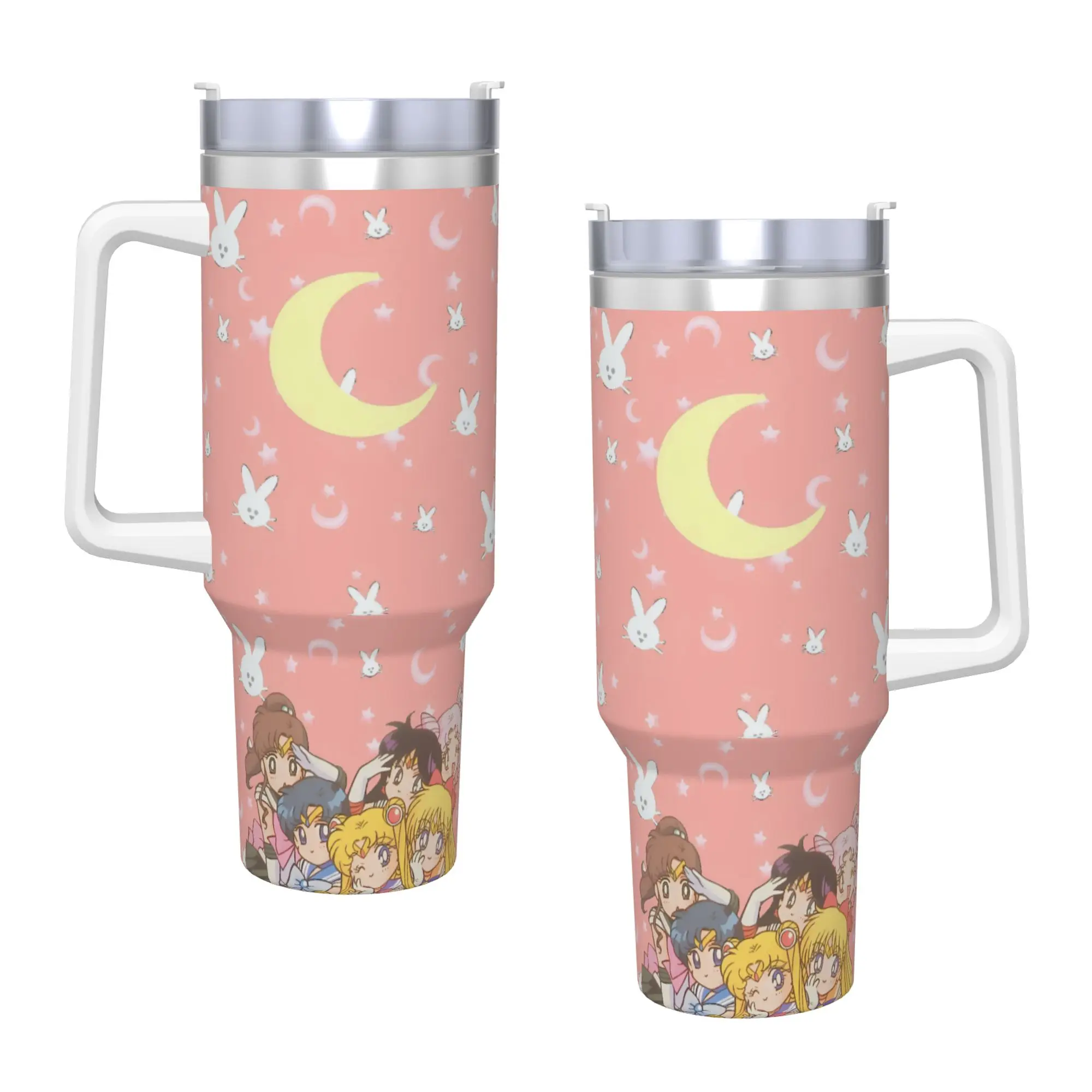 Cartoon Sailors Moons Stainless Steel Tumbler Travel Thermal Cups With Straws and Lid Large Capacity Hot Drinks Water Bottle
Cartoon Sailors Moons Stainless Steel Tumbler Travel Thermal Cups With Straws and Lid Large Capacity Hot Drinks Water Bottle