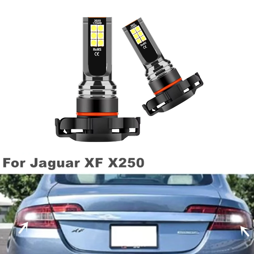 For Jaguar XF X250 2008 2009 2010 2011 LED 3030 SMD H16(EU) 5202 5201 PS24W PS19W LED Backup Reversing Lights 6000K Bright White
For Jaguar XF X250 2008 2009 2010 2011 LED 3030 SMD H16(EU) 5202 5201 PS24W PS19W LED Backup Reversing Lights 6000K Bright White