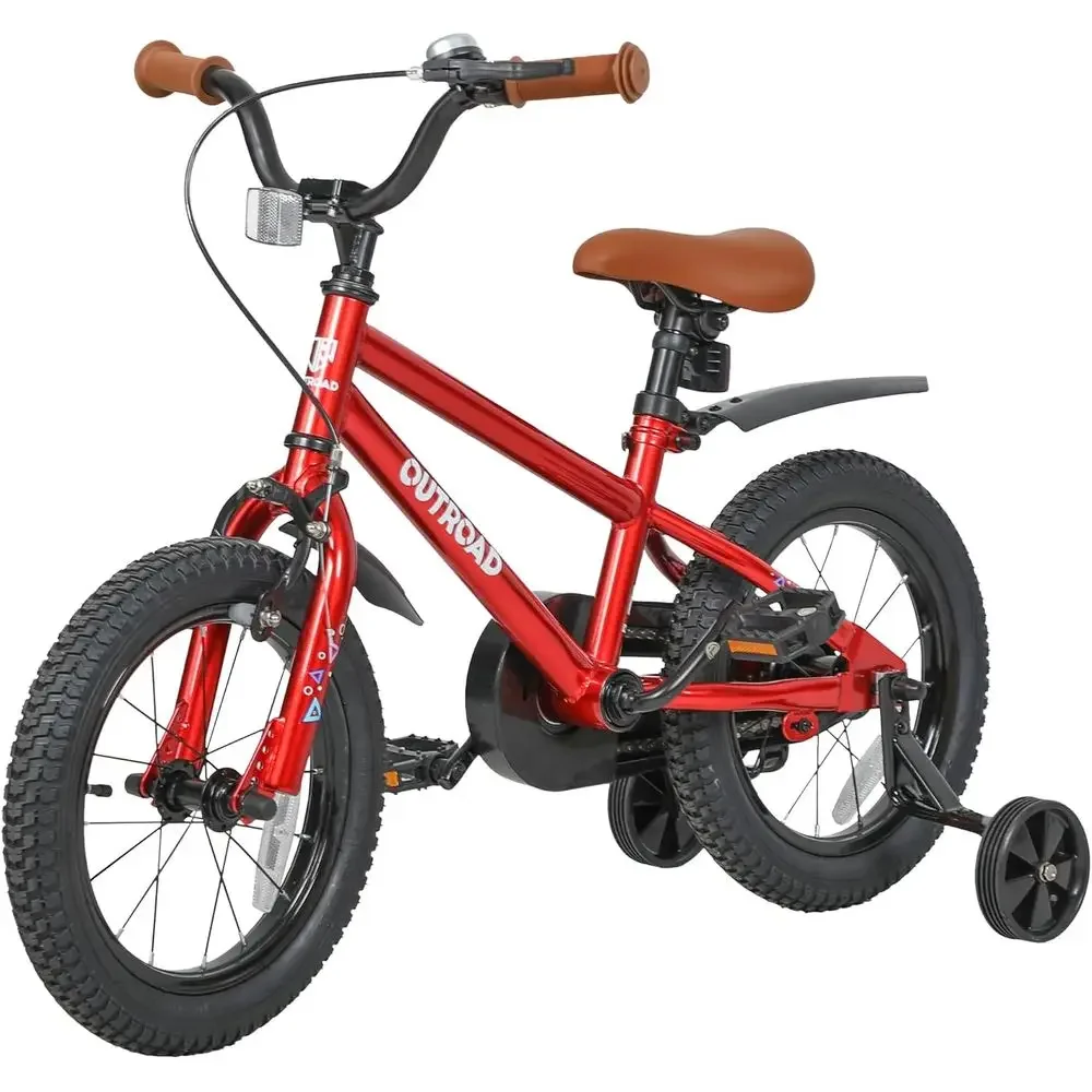 Children's 14/16/18 Inch Bike with Training Wheels and Dual Handbrakes for Ages 3-9
Children's 14/16/18 Inch Bike with Training Wheels and Dual Handbrakes for Ages 3-9