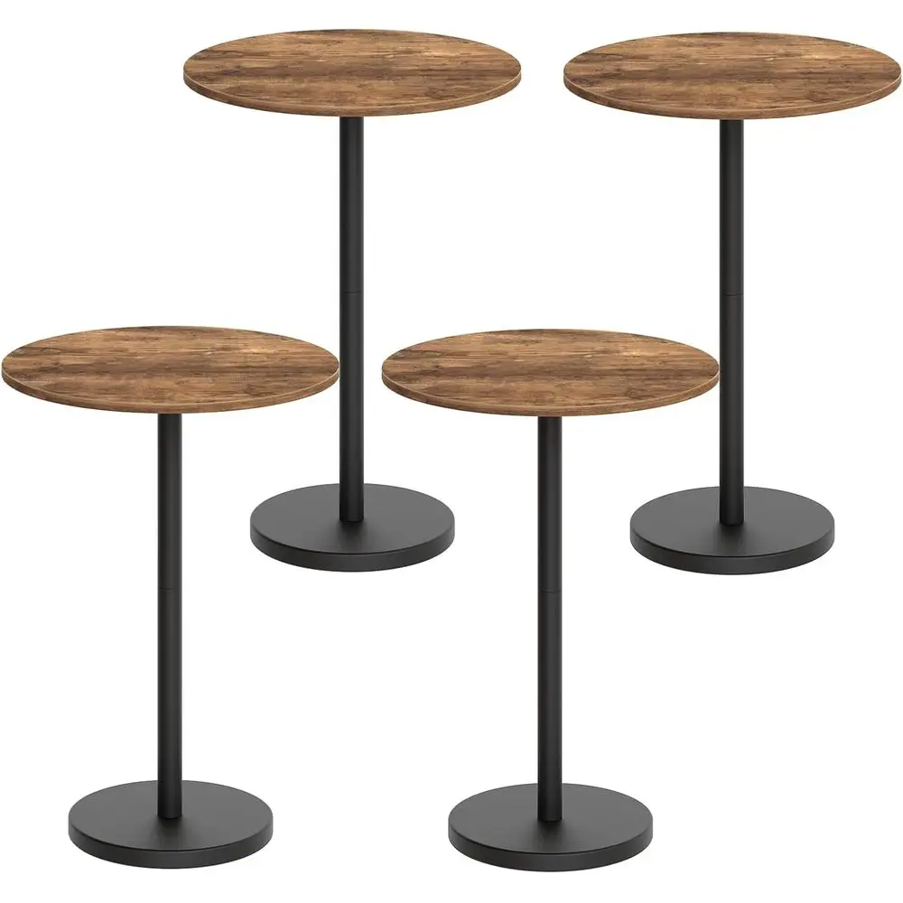 4-Piece Round Counter Height Pub Table Set with Metal Frame, Rustic Brown and Black, Ideal for Bistro, Dining, Living Room, and
4-Piece Round Counter Height Pub Table Set with Metal Frame, Rustic Brown and Black, Ideal for Bistro, Dining, Living Room, and