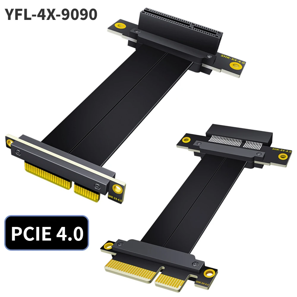 PCI-E Riser PCIE X4 Cable PCI Express Riser Card PCIe 4.0 Extension Cable PC Motherboard Extender Converter Adapter Pcie 4.0 x4
PCI-E Riser PCIE X4 Cable PCI Express Riser Card PCIe 4.0 Extension Cable PC Motherboard Extender Converter Adapter Pcie 4.0 x4