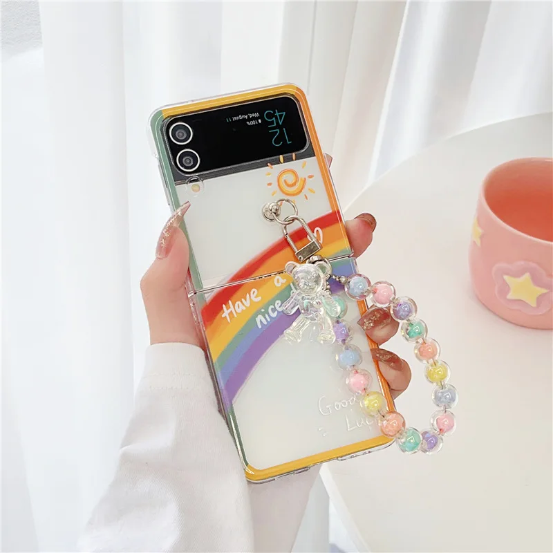 Creative Rainbow Phone Case for Samsung Galaxy Z Flip 6 5 4 3 Protective Back Cover for ZFlip4 ZFlip5 ZFlip6 Case Shell
Creative Rainbow Phone Case for Samsung Galaxy Z Flip 6 5 4 3 Protective Back Cover for ZFlip4 ZFlip5 ZFlip6 Case Shell