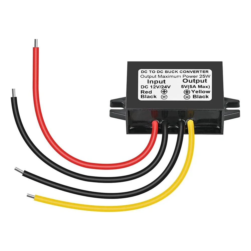 For Electronic Devices 63*32*18mm DC DC Converter 12V To 5V Power Supply Converter Dustproof Design IP68 Waterproof
For Electronic Devices 63*32*18mm DC DC Converter 12V To 5V Power Supply Converter Dustproof Design IP68 Waterproof