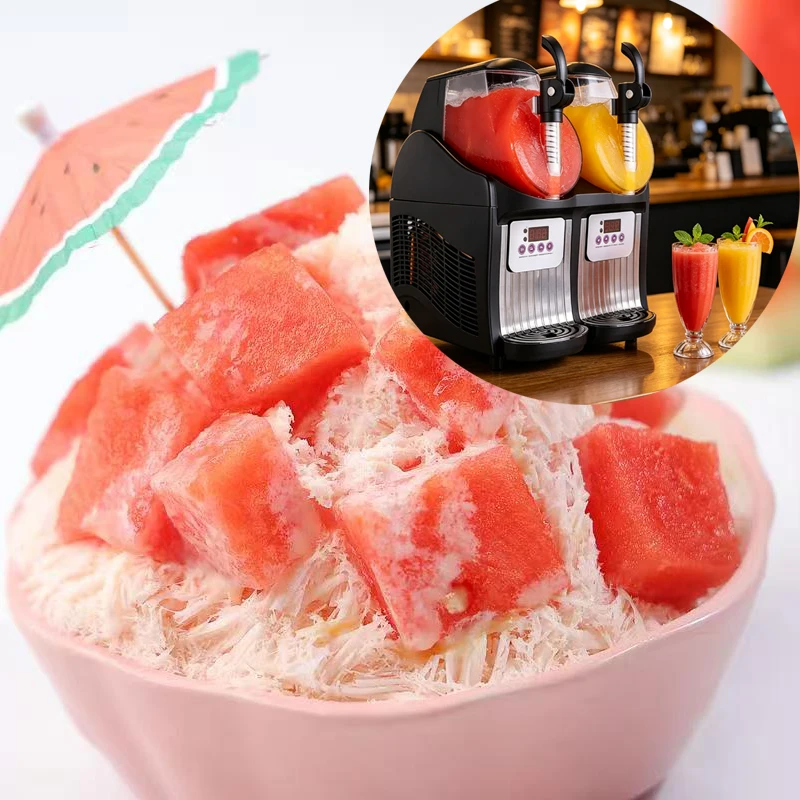 110v 220v Slush Making Snow Melting Machine One Tank Cold Drink Slush Machine Commercial Smoothie Maker
110v 220v Slush Making Snow Melting Machine One Tank Cold Drink Slush Machine Commercial Smoothie Maker