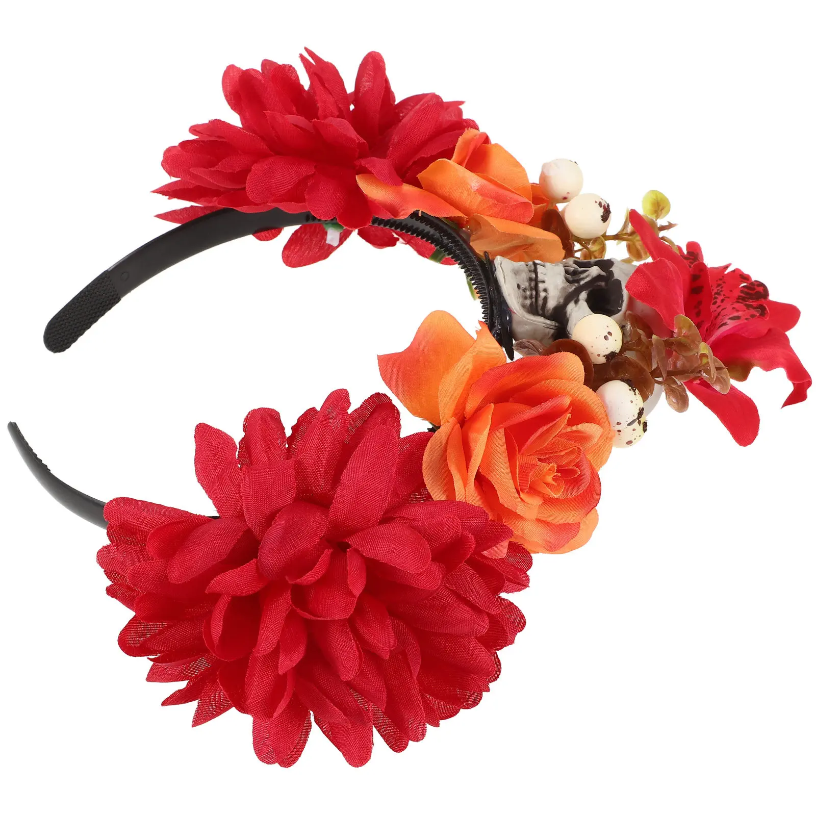 Halloween Skull Hairband Artificial Flowers Headband Lightweight Party Hair Hoop Day of The Dead Costume Accessories
Halloween Skull Hairband Artificial Flowers Headband Lightweight Party Hair Hoop Day of The Dead Costume Accessories